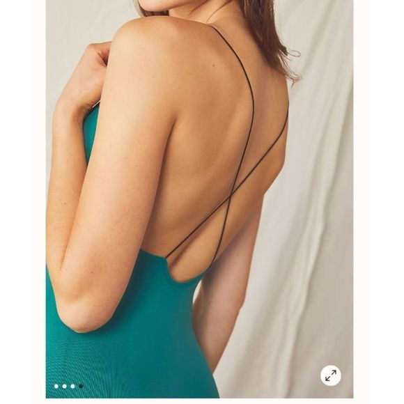 NWT Free People Ruch Hour Bikeshort Onesie - Picture 5 of 5